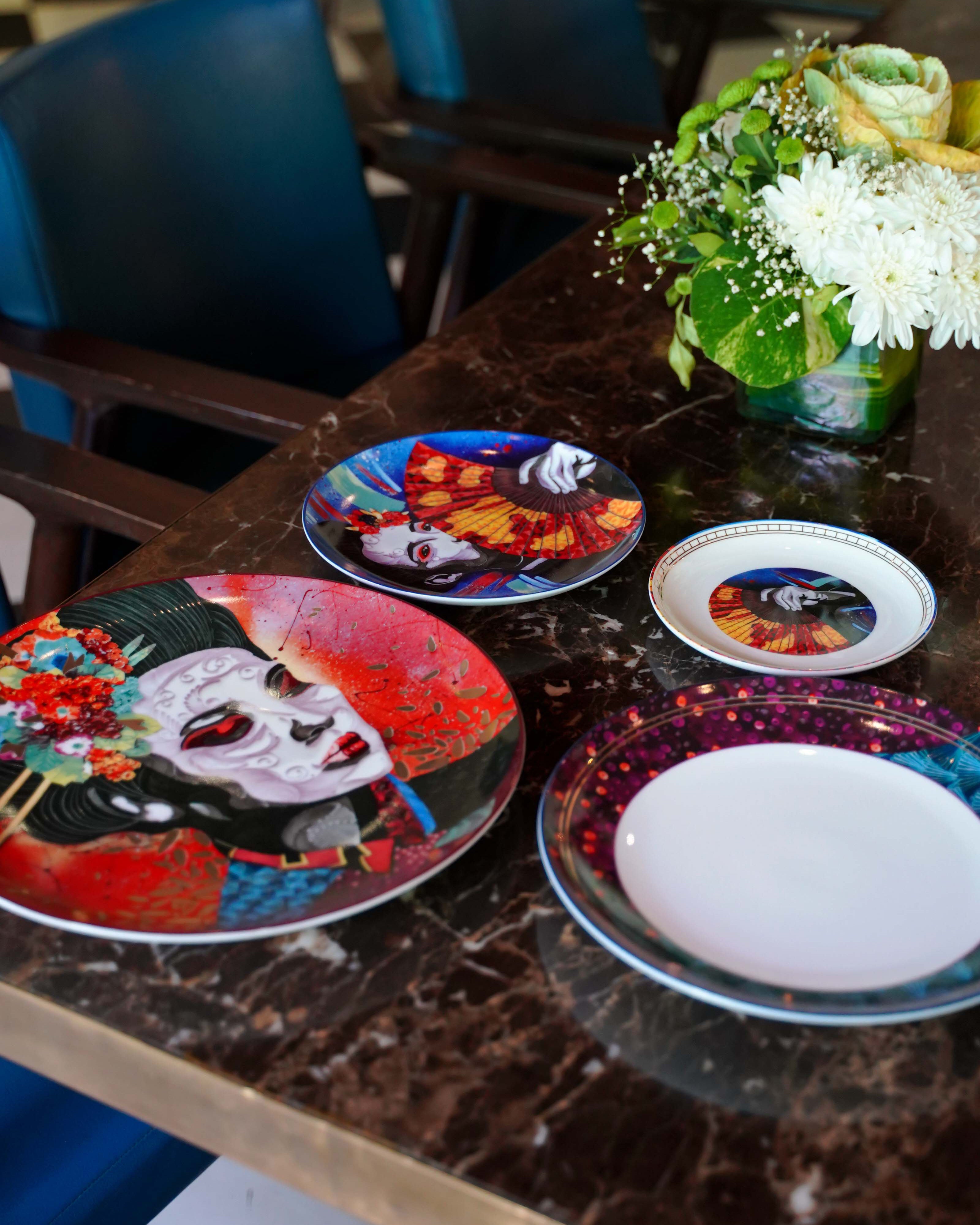 Luxury modern dinnerware set for elegant dining