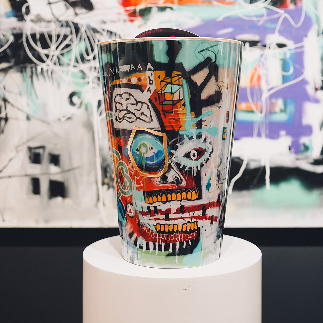 Artisanal scented candle for luxury home fragrance.