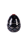 Noir - Black (Santal Spice-Violet-Leather) - Scented Egg Candle - Large