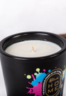 Signature black candle from Artitude Home, blending luxurious Oud, delicate Rose, and earthy Musk for a refined atmosphere.
