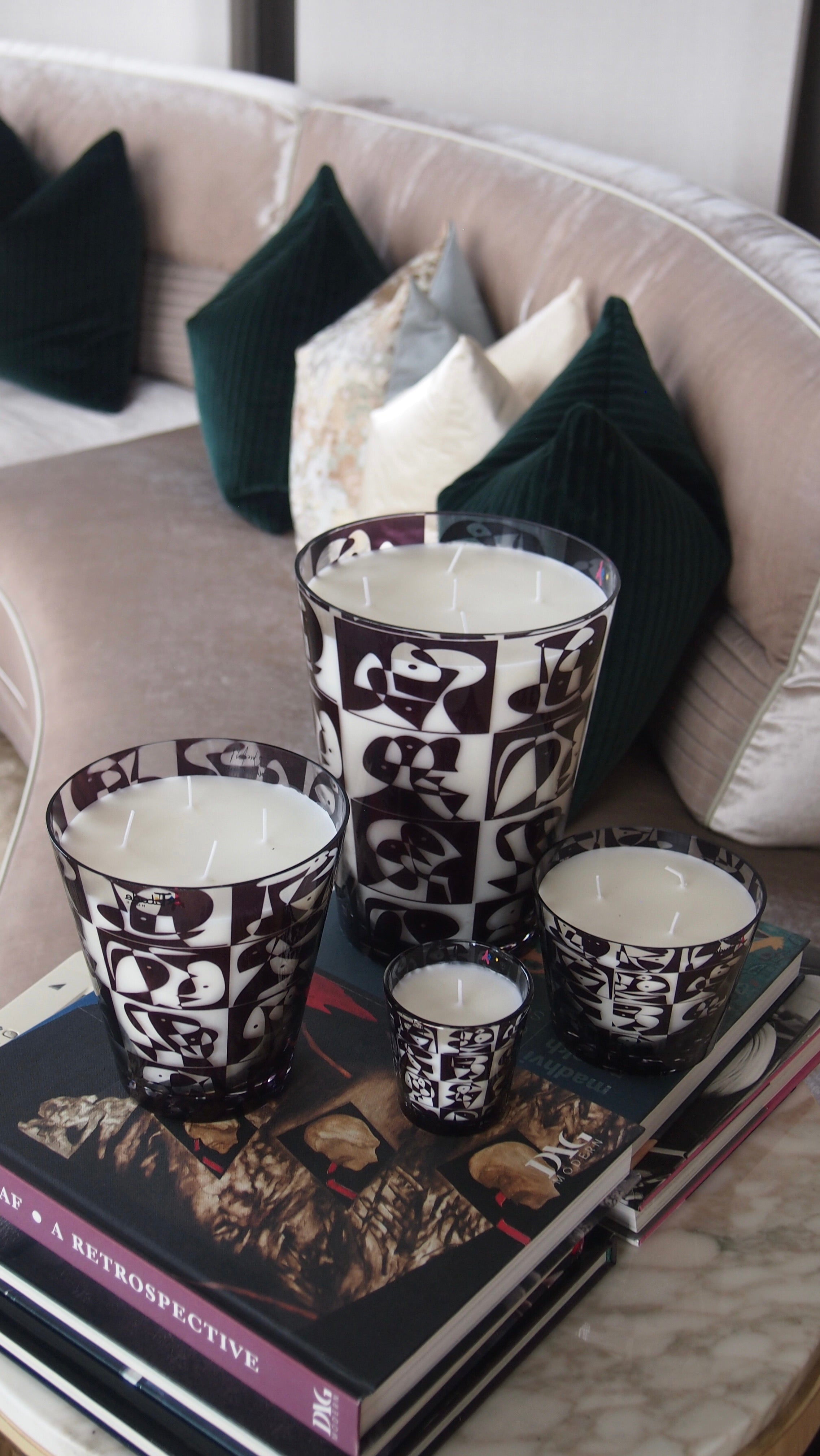 Mosaico En Ajedrez-Glass Scented Candle 7.5cm