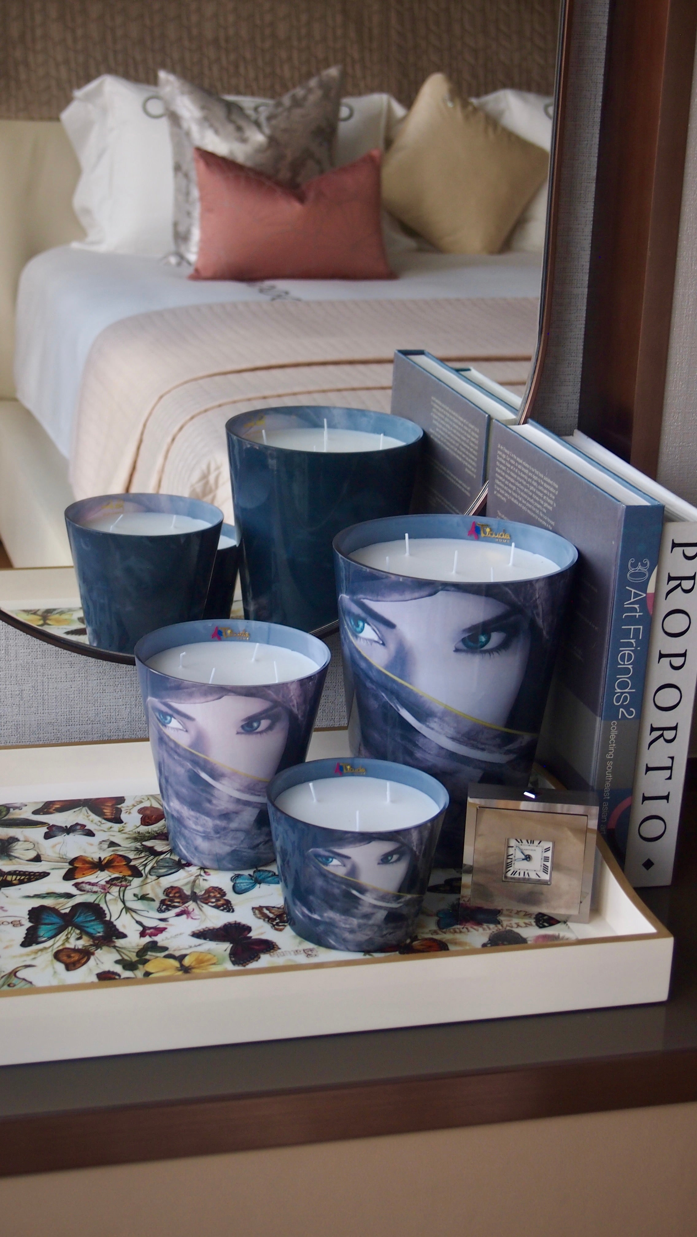 Arabian Eyes-Glass Scented Candle 7.5cm