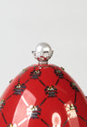 VELA DE HUEVO NAVIDAD ROJA RED