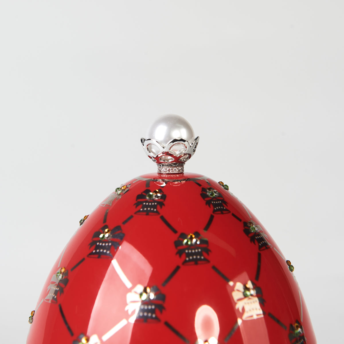 VELA DE HUEVO NAVIDAD ROJA RED
